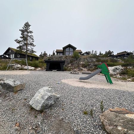 Modern Northern Lights Cabin Drangedal Zewnętrze zdjęcie