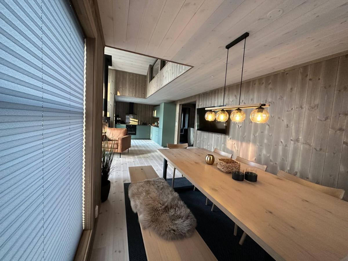 Modern Northern Lights Cabin Drangedal Zewnętrze zdjęcie
