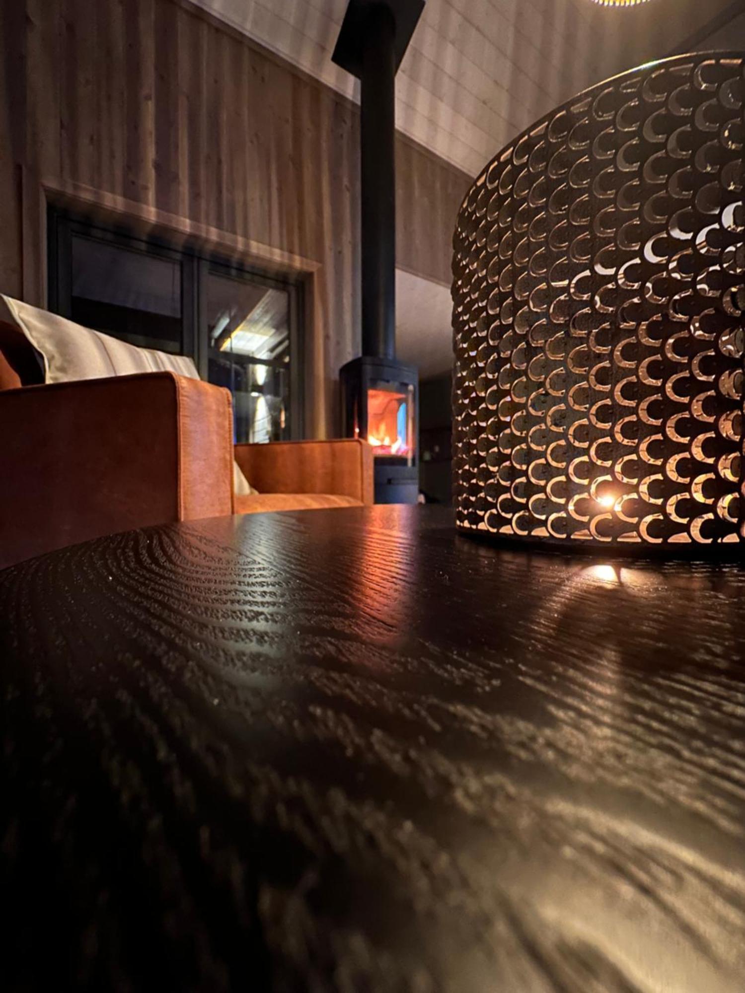 Modern Northern Lights Cabin Drangedal Zewnętrze zdjęcie