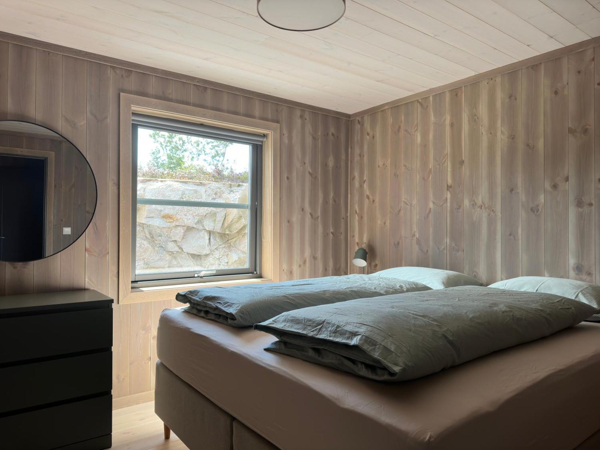 Modern Northern Lights Cabin Drangedal Zewnętrze zdjęcie